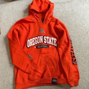 J. America Bright Orange Pullover Hoodie